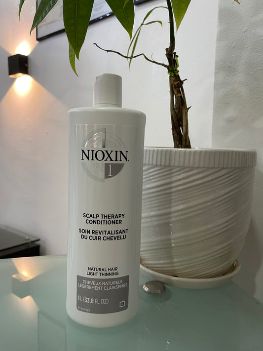 Nioxin System 1 Scalp Therapy Conditioner Fine Hair 33.8oz/1 Liter